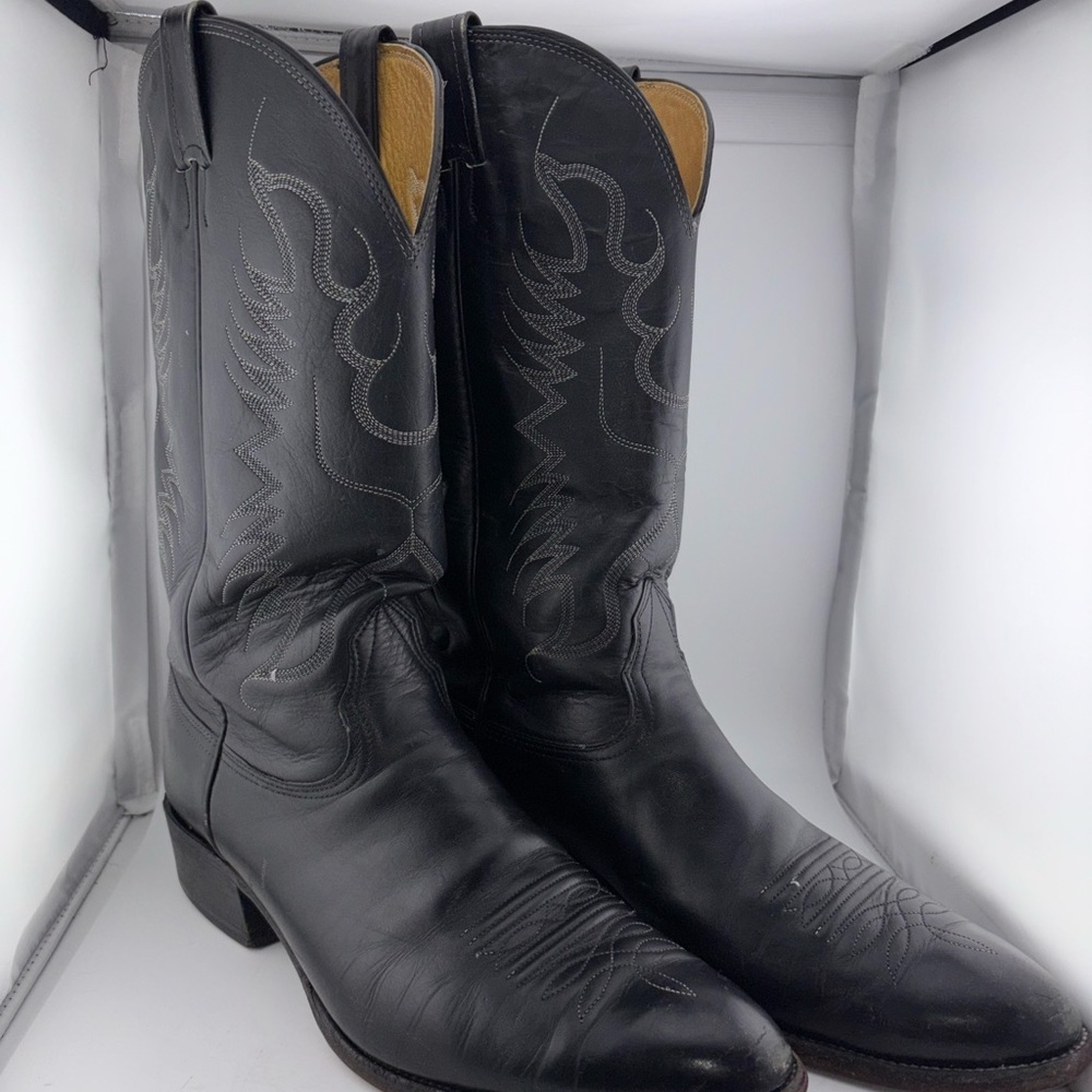 Nocona  American Made Vintage  Western Cowboy  Boots Leather 13B​​​ - Picture 3 of 10